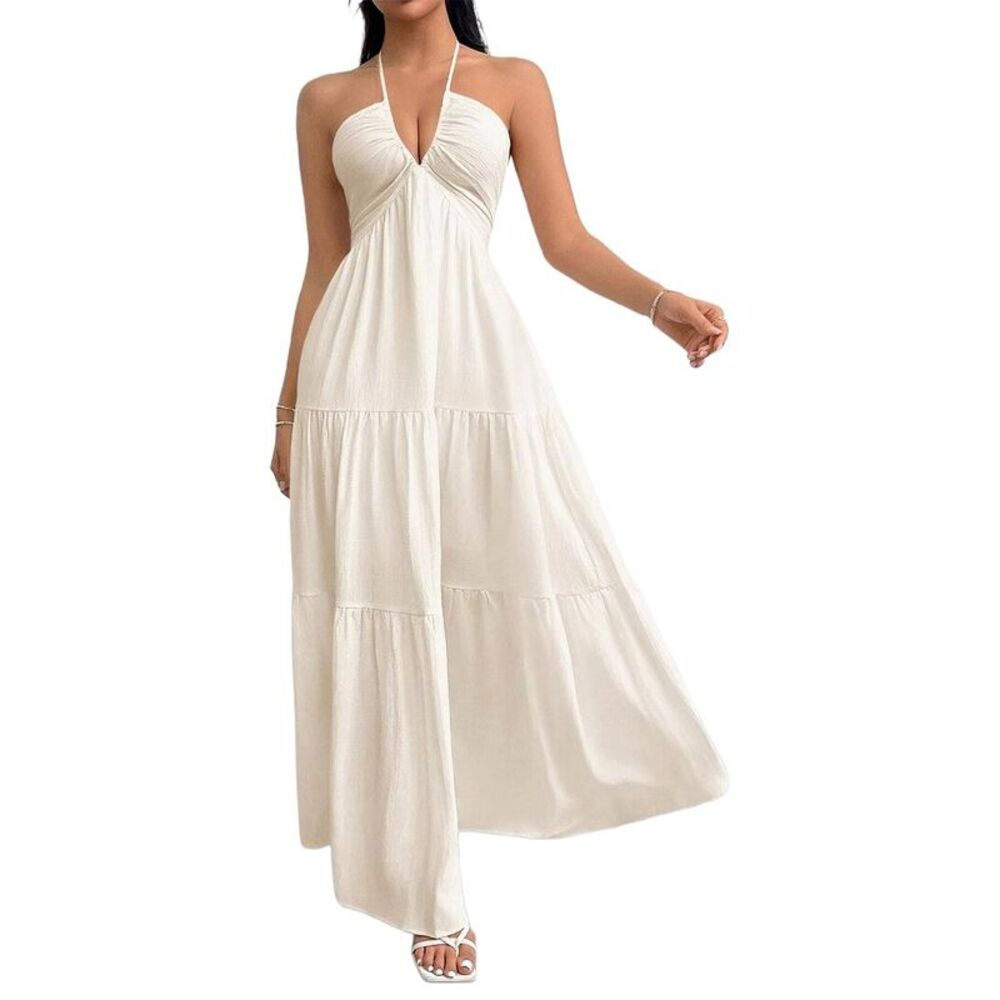 Amina Glam Womens  Midi Dress